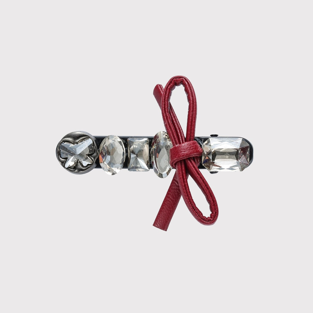 Beau - Sparkly Bow Design Side Barrette