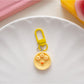Keypus - Cute Breakfast Plate Pendant Keychain