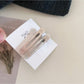 Beau - Minimalist Openwork Oval Hair Clip