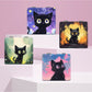 Mirroray - Cartoon Cat Pattern Folding Makeup Mirror