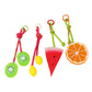 Keypus - Fruit Pendant PU Bag Charm Keychain