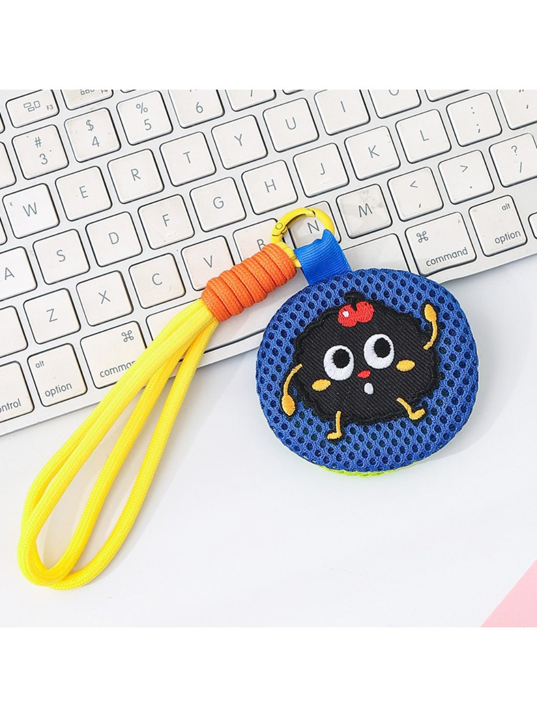 Keypus - Cartoon Color Block Lanyard Keychain
