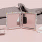 Mirroray - Minimalist Floral Pattern Square Compact Mirror