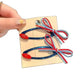 Beau - Color-Blocked Red and Blue Hair Clip