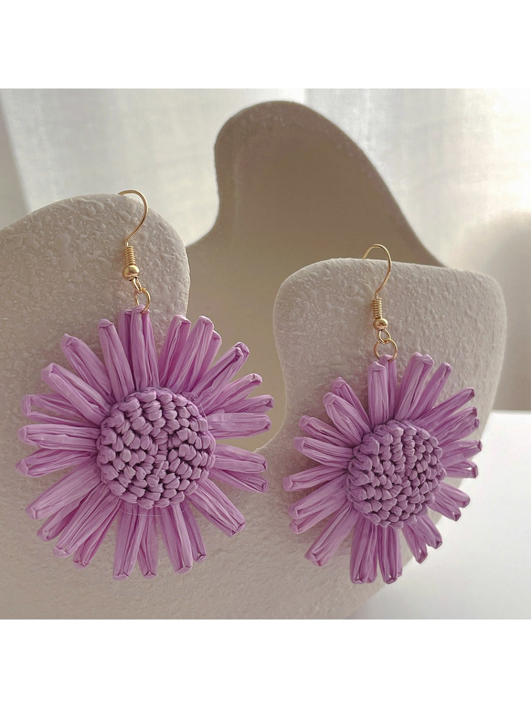 Earedge - Statement Flower Drop Earrings