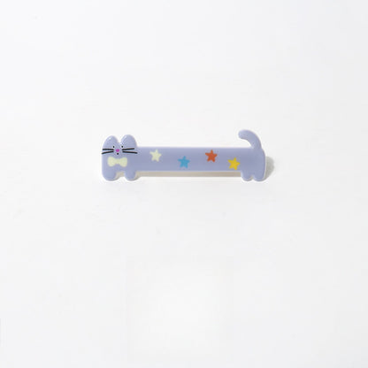 Beau - Cartoon Cat Pattern Acrylic Side Hair Clip