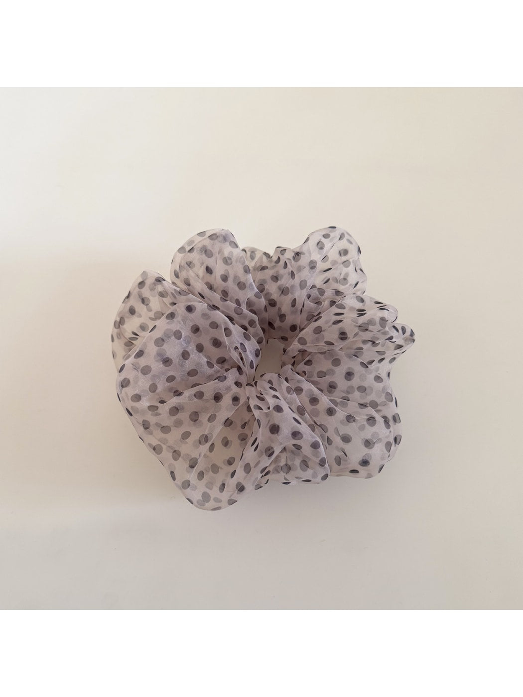 Gifty - Retro Style Gathered Organza-Look Scrunchie
