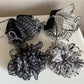 Gifty - Sheer Polka Dot Hemmed Scrunchie