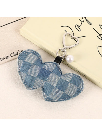 Keypus - Fashion ripped denim bag pendant