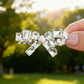 Beau - Sparkly Heart and Bow Hair Clip