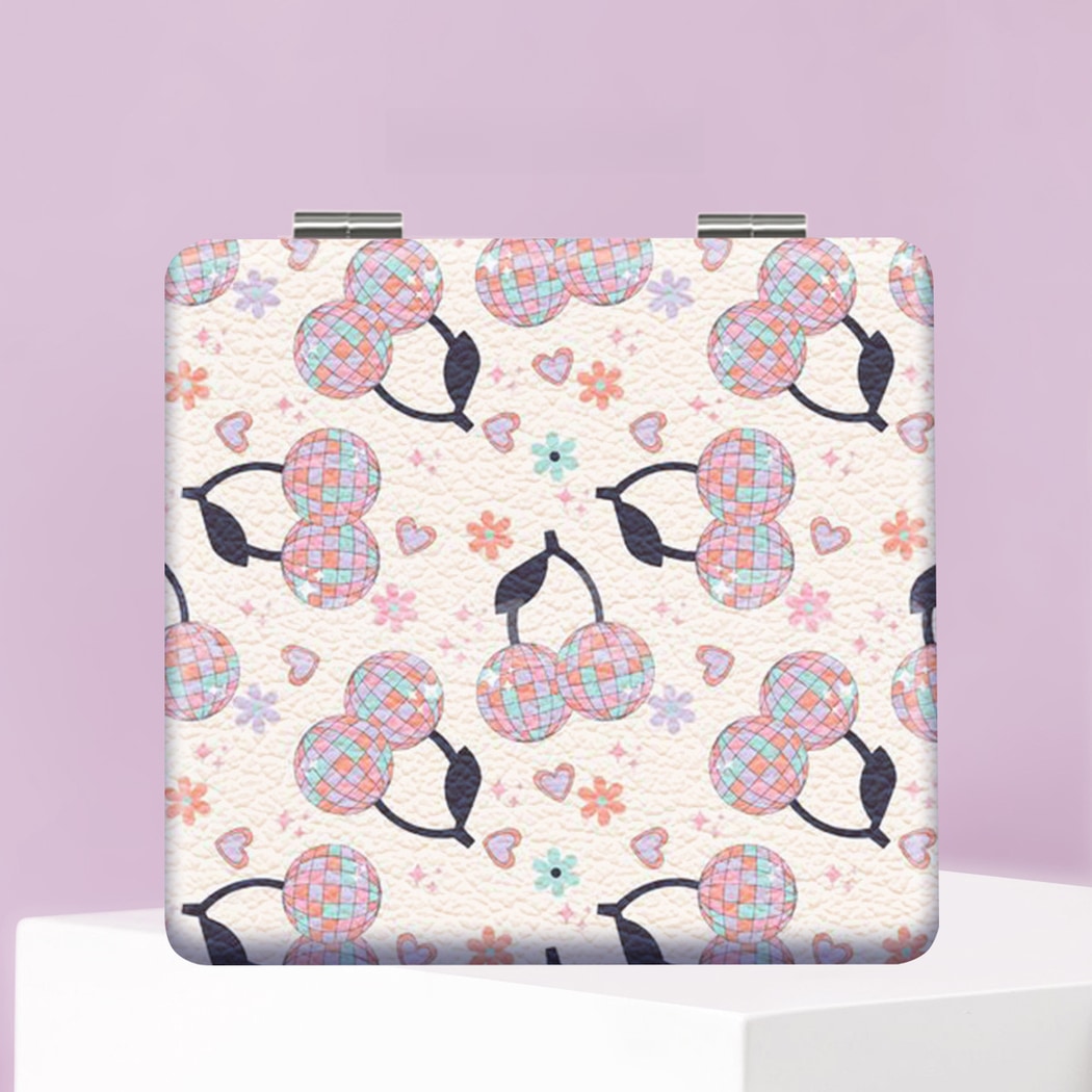 Mirroray - Portable Cartoon Print Touch Up Makeup Mirror
