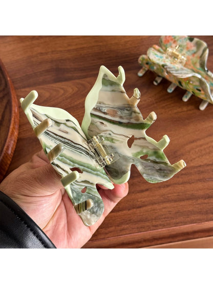 Beau - Elegant Leaf Hair Clip Hollow Design