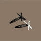 Beau - Minimalist Bow Barrette Front Hair Clip