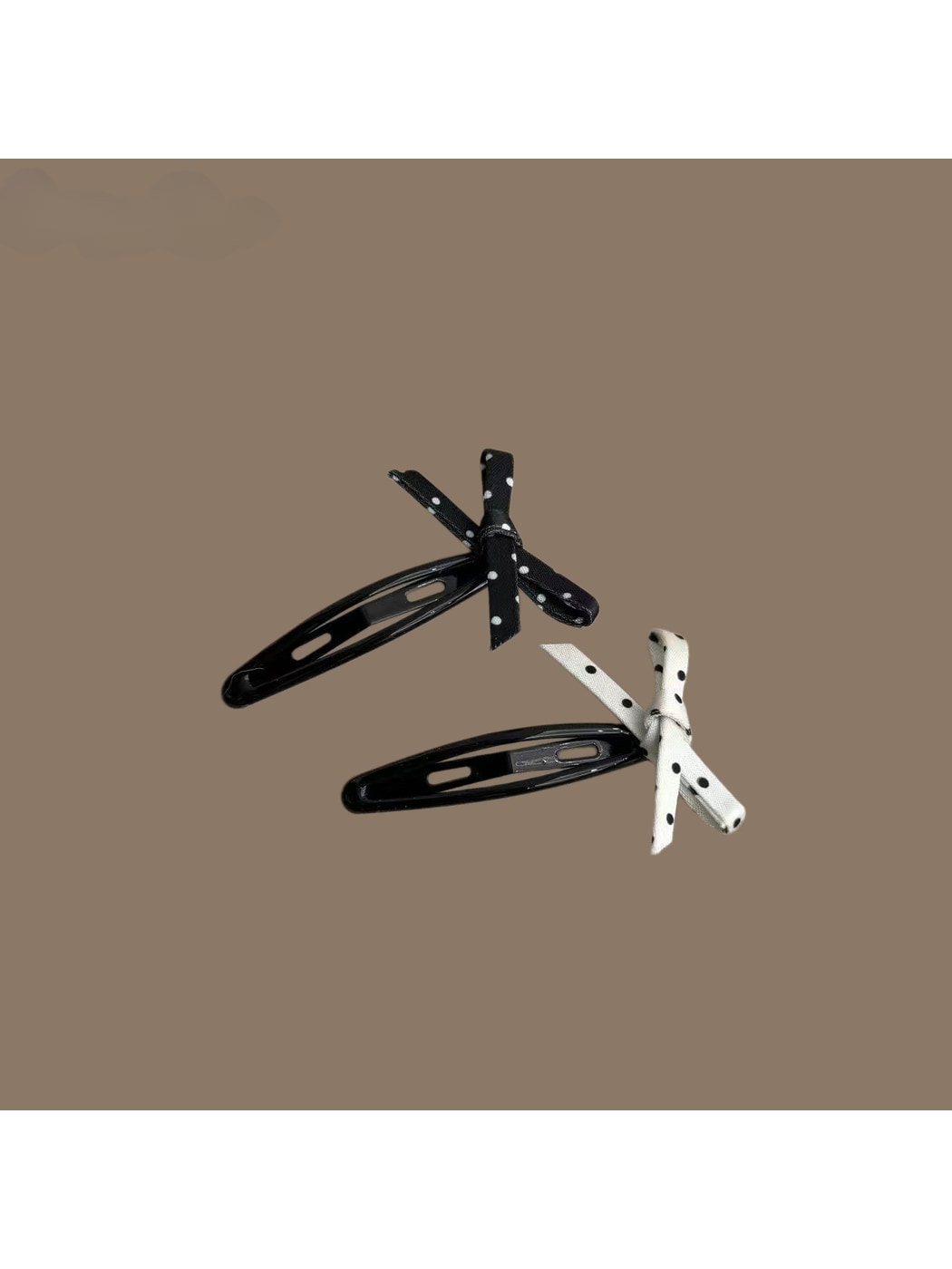 Beau - Minimalist Bow Barrette Front Hair Clip