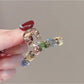 Beau - Geometric Acrylic Alloy Decorative Claw Clip