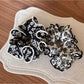 Gifty - Polka Dot Floral Scrunchie