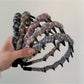 Gifty - Minimalist Plaid Long Tooth Headband
