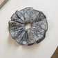 Gifty - Rose Print Layered Ruffle Fabric Hair Scrunchie