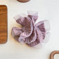 Gifty - Sheer Mesh Scrunchie Elegant Ruffle Hair Tie