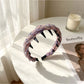 Gifty - Women's Braided Embellished Wide Headband