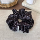 Gifty - Satin Polka-Dotted Scrunchie
