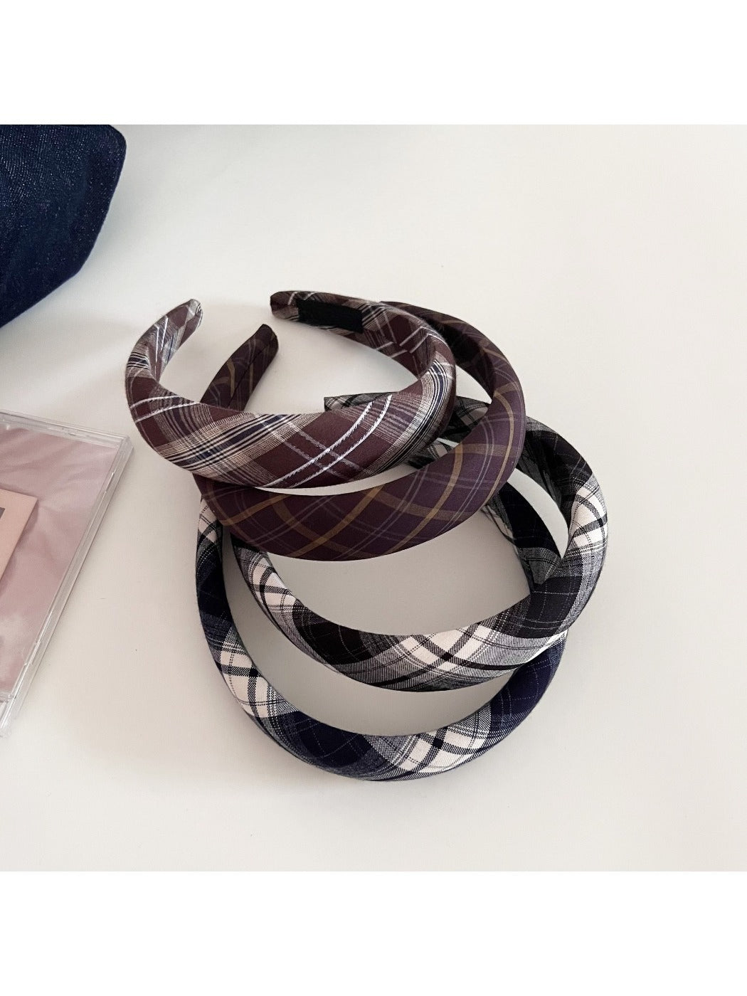 Gifty - Plaid Vintage Elegance Hair Hoop