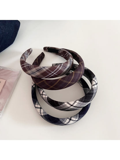 Gifty - Plaid Vintage Elegance Hair Hoop