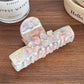 Beau - Acetate Hair Claw Clip with Flower Design