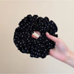 Gifty - Pleated Polka Dot High Stretch Scrunchie