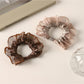Gifty - Pleated Mesh Ruffled Edge Scrunchie