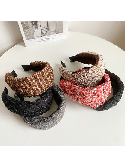 Beau - Knitted Thickened Crown Wide Headband