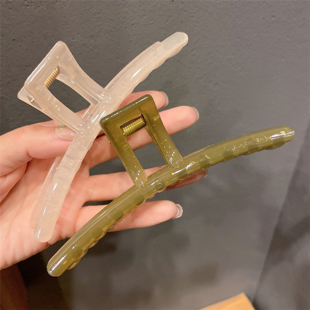 Beau - Elegant One-Line Plastic Claw Clip