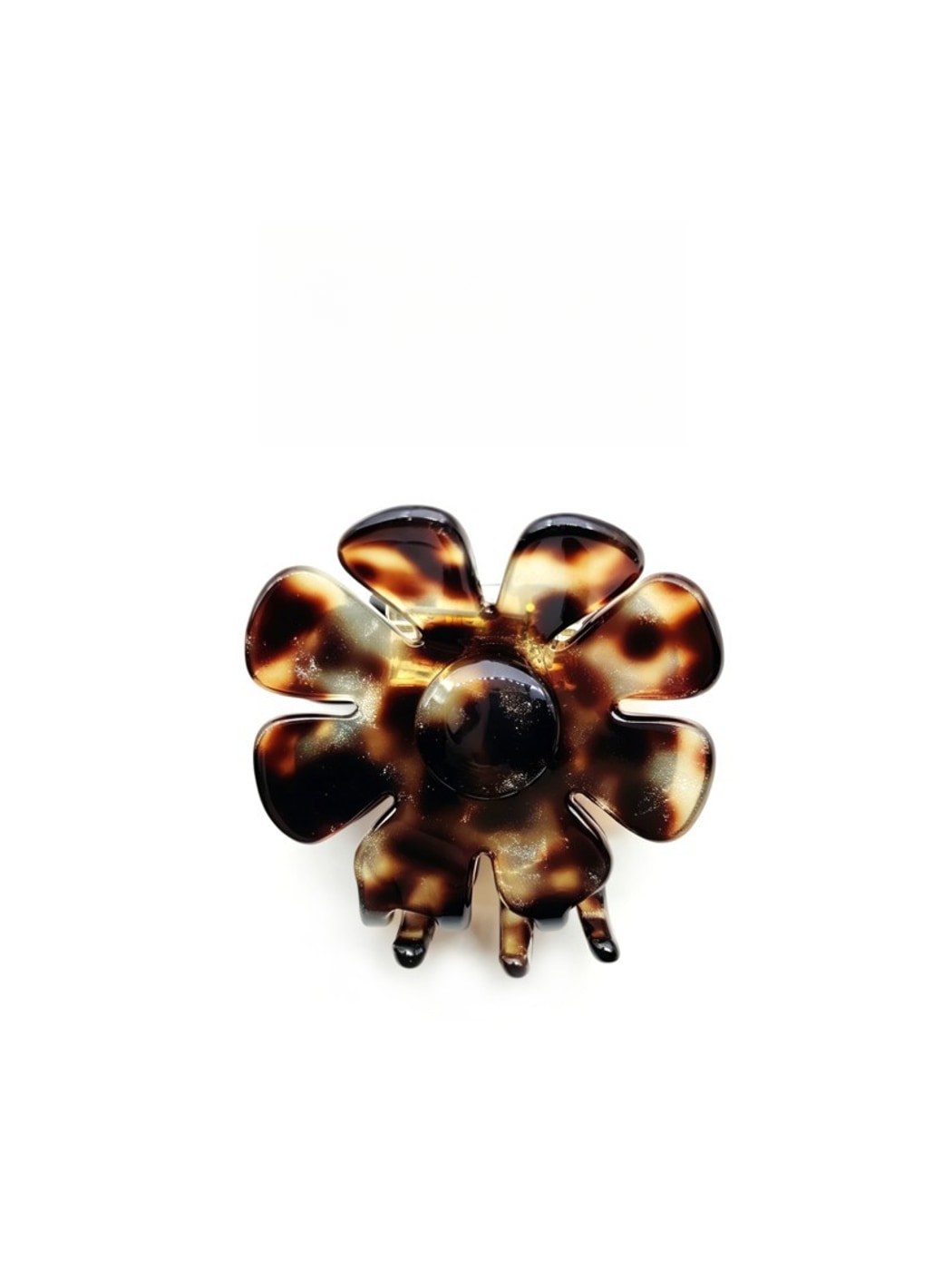Beau - Floral Acetate Acrylic Board Claw Clip