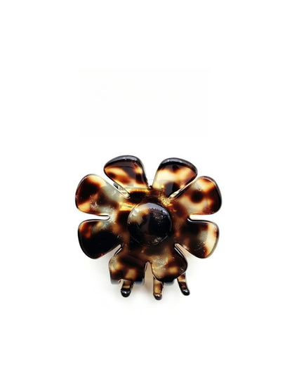 Beau - Floral Acetate Acrylic Board Claw Clip