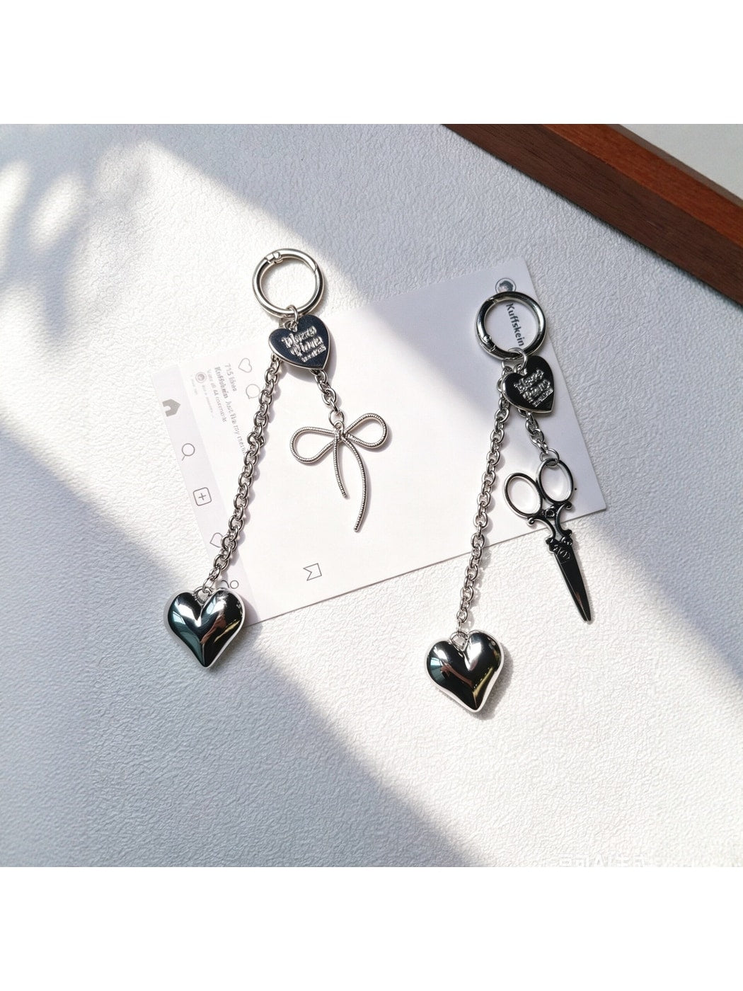 Keypus - Decorative Alloy Bag Charm Pendant Keychain