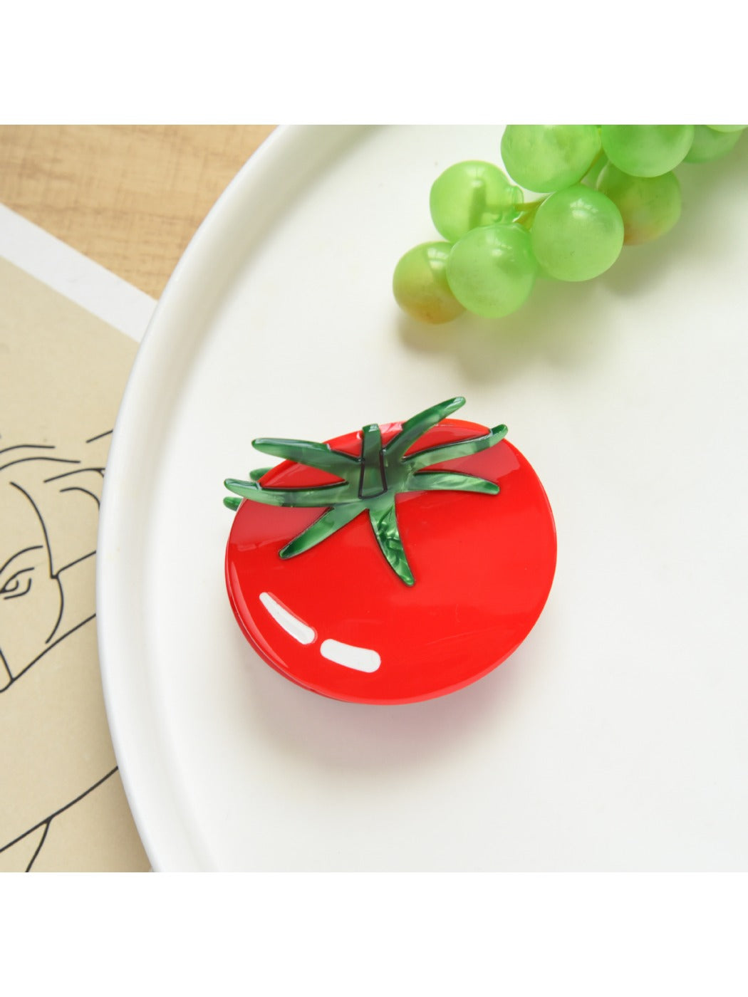 Beau - Fruit Vegetable Acetate Hair Claw Clip