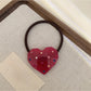 Gifty - Heart Acetate Elastic Hair Tie
