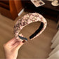 Gifty - Winter Knit Headband Textured Color Block