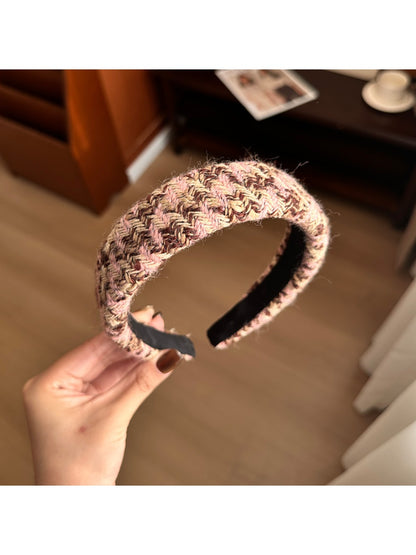 Beau - Winter Knit Headband Textured Color Block