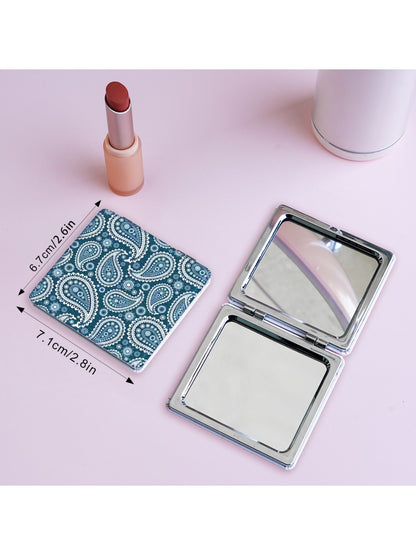 Mirroray - Vintage Patterned Square Compact Mirror