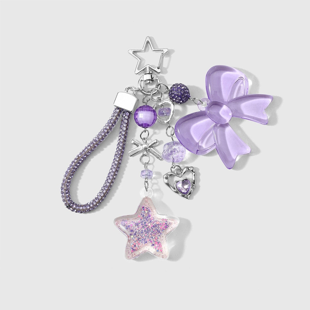 Keypus - Sweet Star and Bow Fashion Keychain