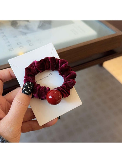 Gifty - Sweet Style Rounded Accent Decorative Hair Tie