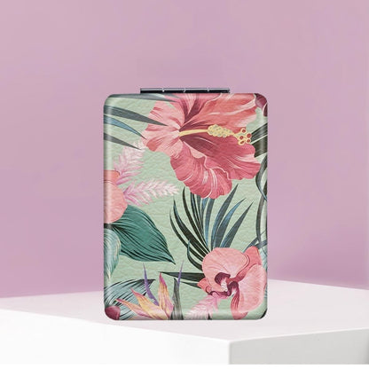 Mirroray - Tropical Print Folding Handheld Mirror