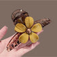 Beau - Flower Petal PVC Alloy Decorative Claw Clip