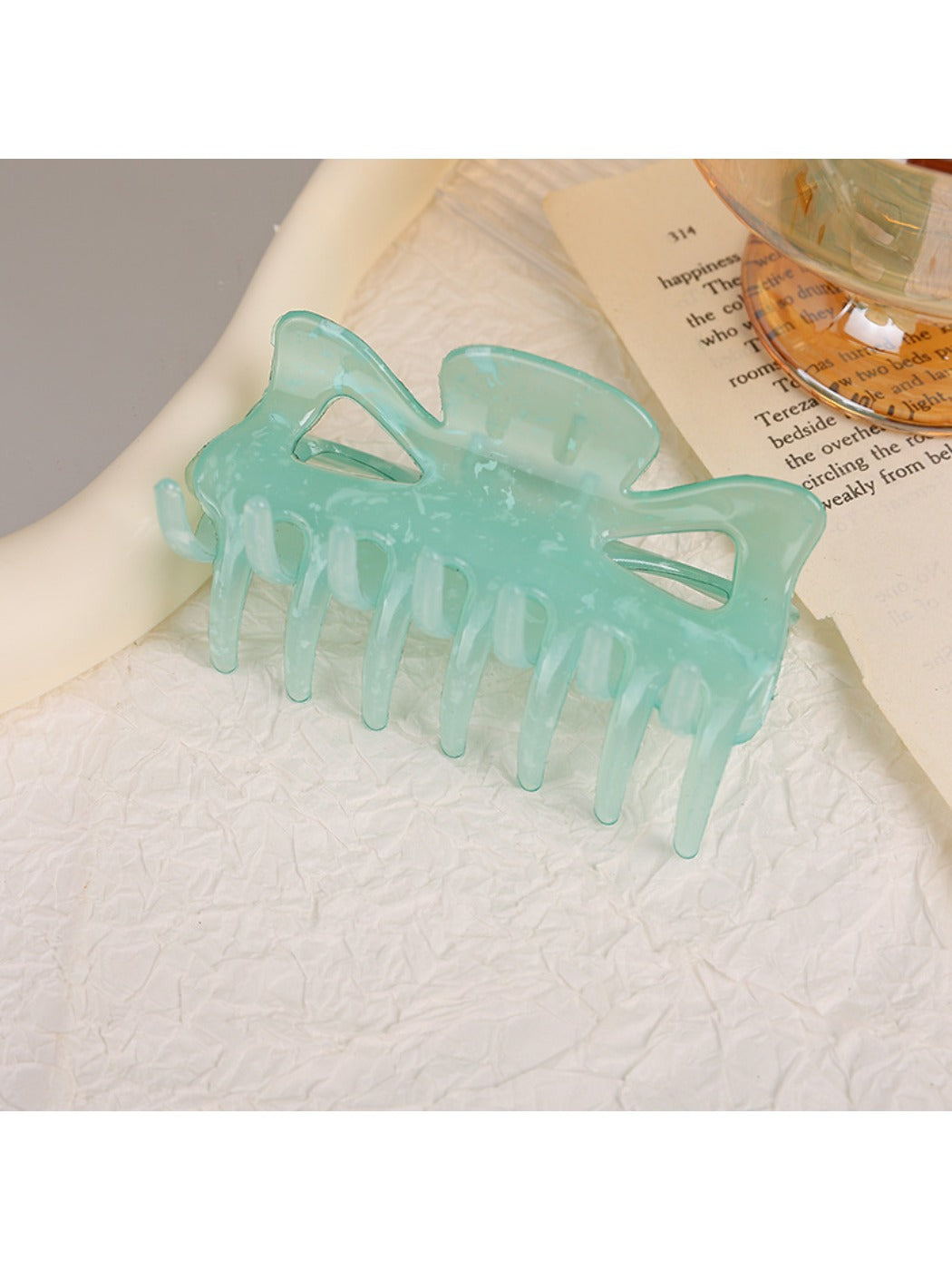 Beau - Jelly Color Transparent Claw Clip