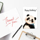 Carduria - Panda Themed Birthday Card