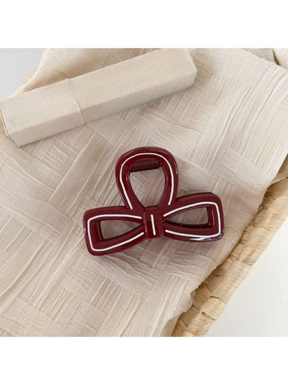 Beau - Versatile Red Irregular-Shaped Hair Clip