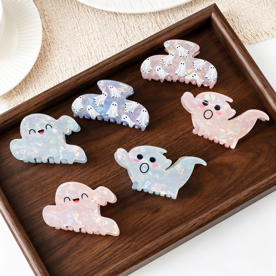 Beau - Cartoon Ghost Shaped PVC Claw Clip