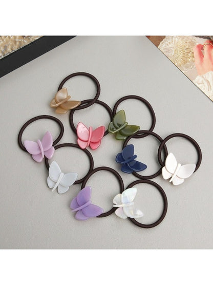 Gifty - Solid Colored Butterfly Hair Tie