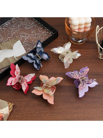 Beau - Holographic 3D Butterfly Hair Claw Clip